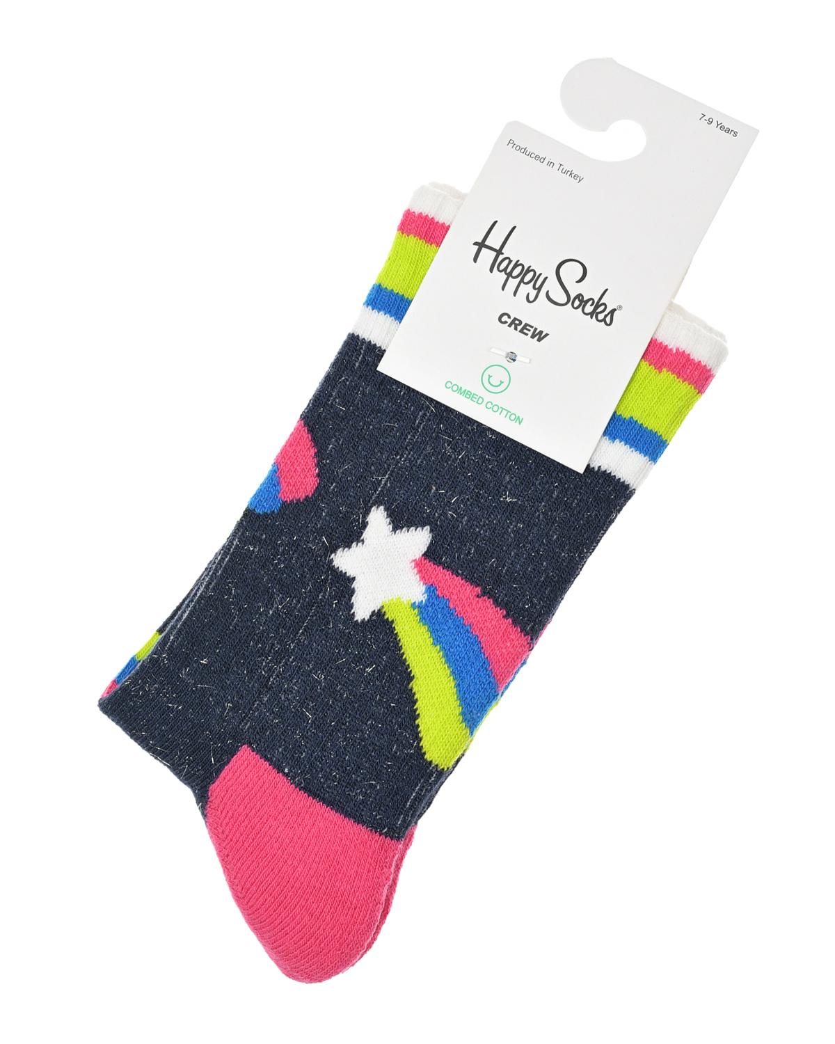 Носки с декором "звезды" Happy Socks