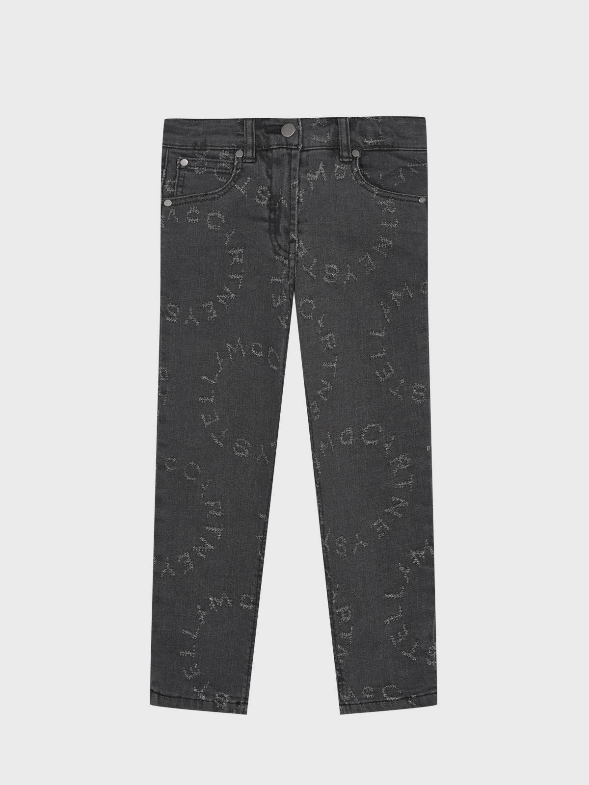 Stella McCartney | Черные джинсы с лого Stella McCartney