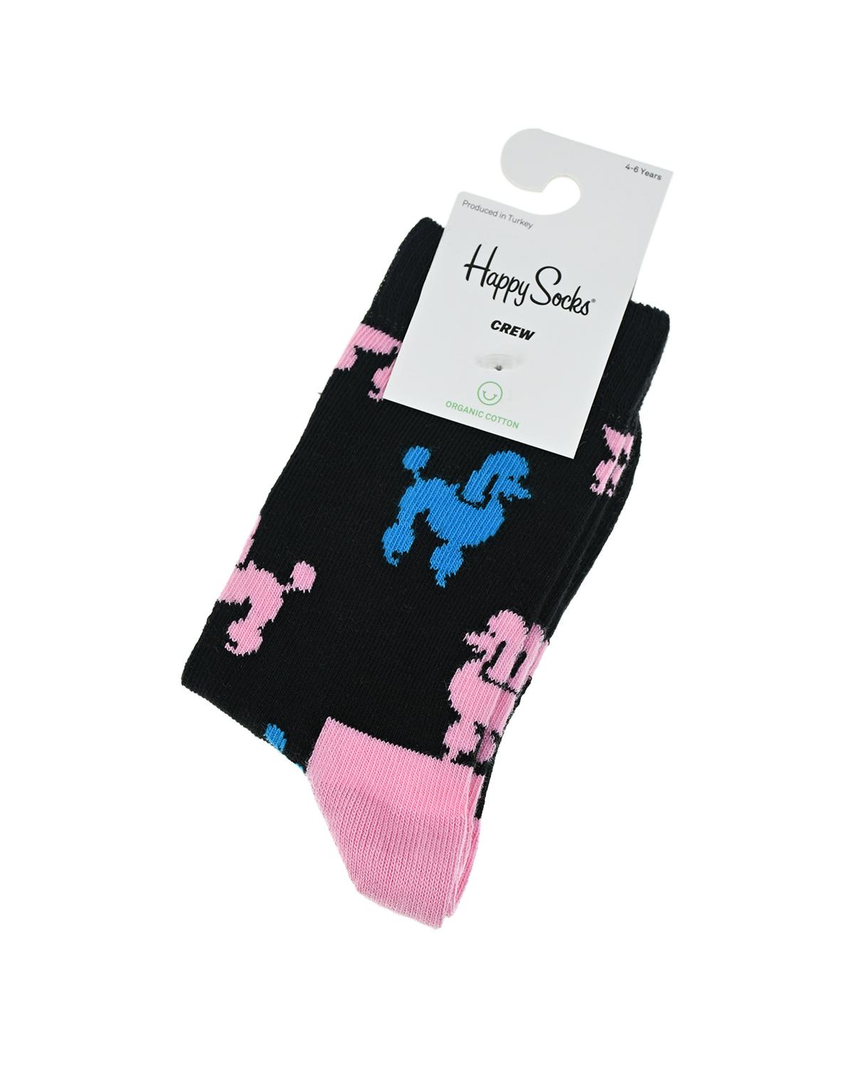 Носки с принтом "пудель" Happy Socks