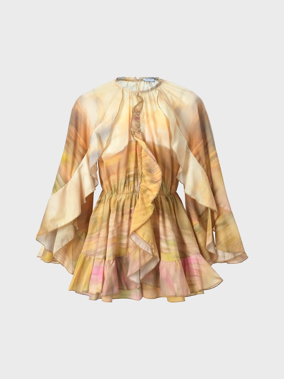 Pinko | Платье с вертикальными оборками Pinko