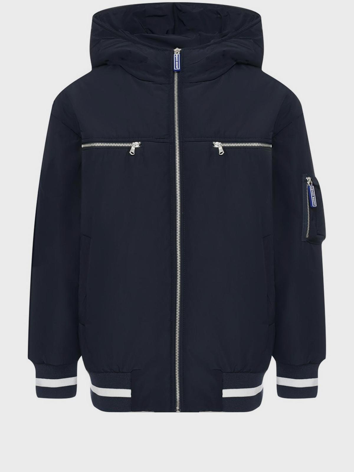 Jacob Cohen | Куртка с отделкой в полоску, темно-синяя Jacob Cohen