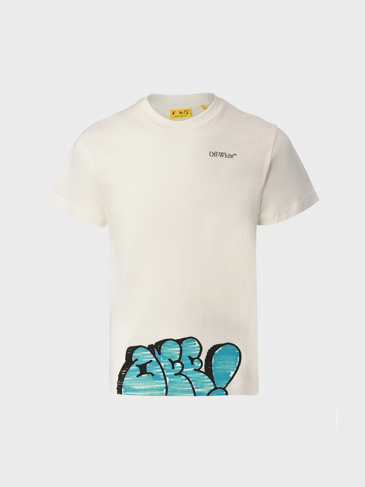Off-White | Футболка с принтом "граффити" Off-White