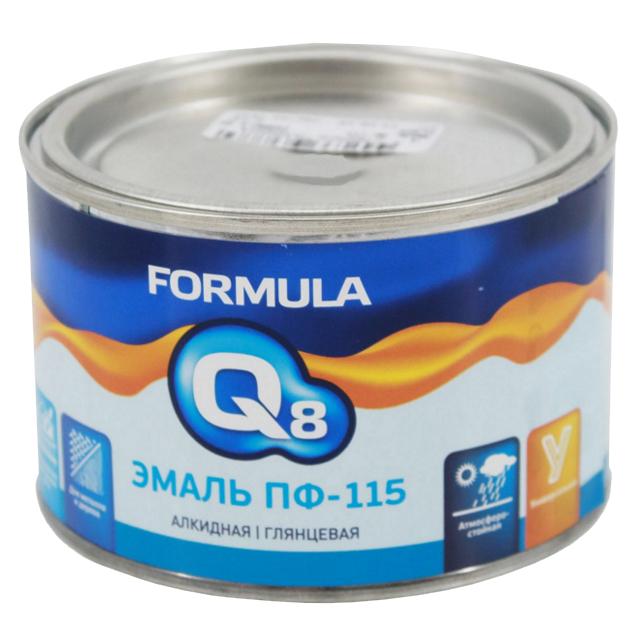 Q8 | эмаль Q8 Formula ПФ-115 0,4кг черная, арт.ЭК000133197