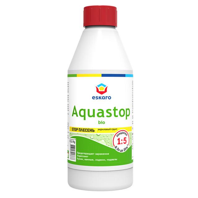 грунт акриловый биоцидный Eskaro Aquastop Bio 0,5л концентрат, арт.13878