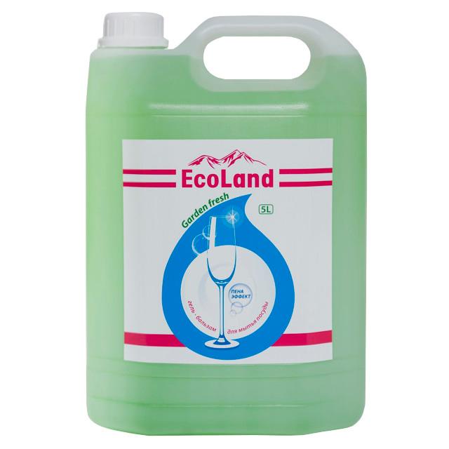 средство для посуды ECOLAND Garden Fresh Пена-эффект 5л гель-бальзам