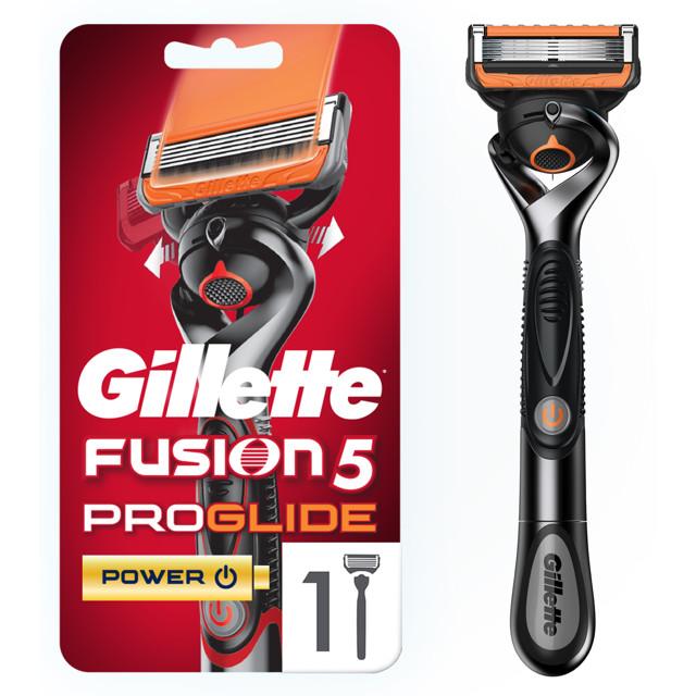 станок для бритья GILLETTE Fusion ProGlide Power Red с 1 кассетой 5 лезвий