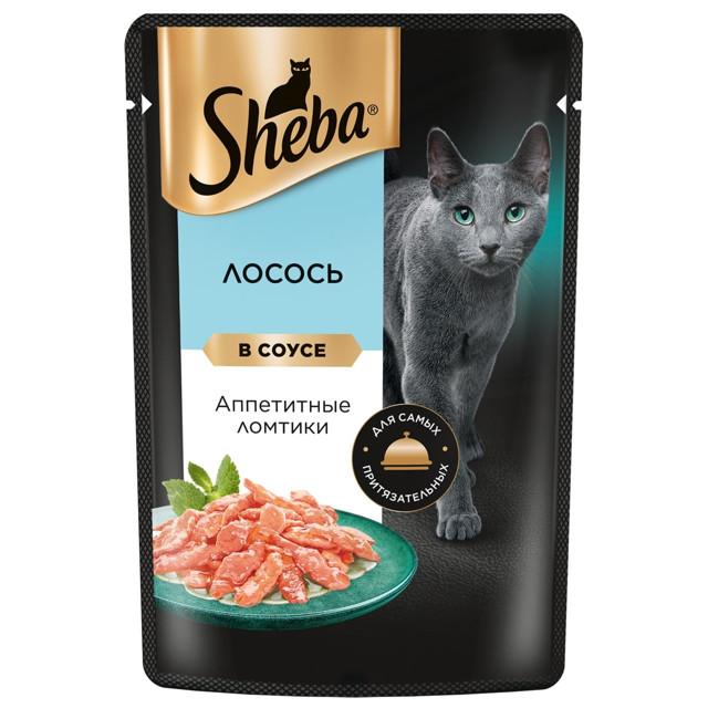 корм для кошек Sheba лосось 75г