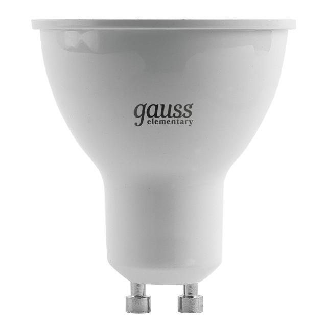 лампа GAUSS Elementary 7Вт GU10 LED 550Лм 4100К спот