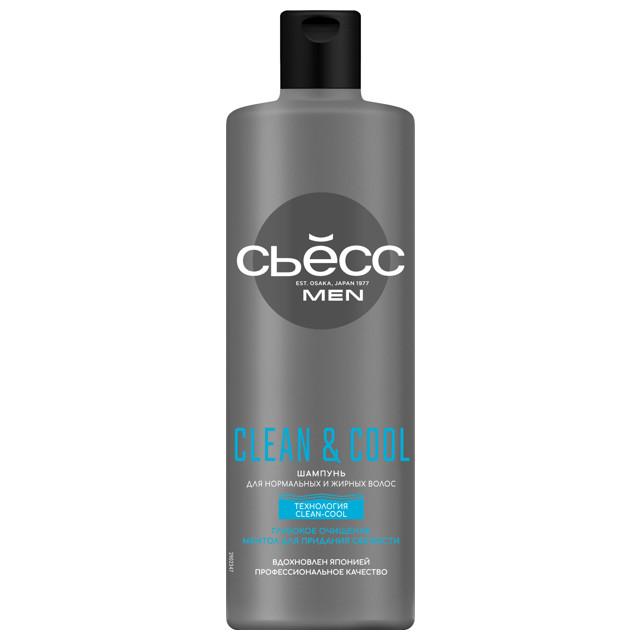 шампунь СЬЁСС Men Clean&Cool 450мл мужской