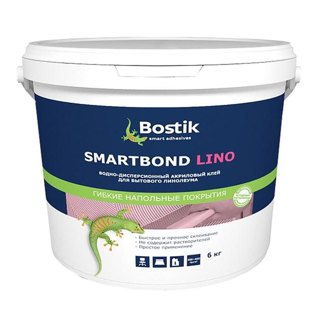 клей BOSTIK SMARTBOND LINO для бытового линолеума 6кг, арт.50024468