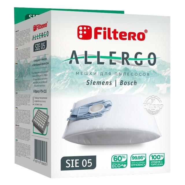 пылесборники FILTERO SIE 05 4 Allergo для Bosch, Siemens