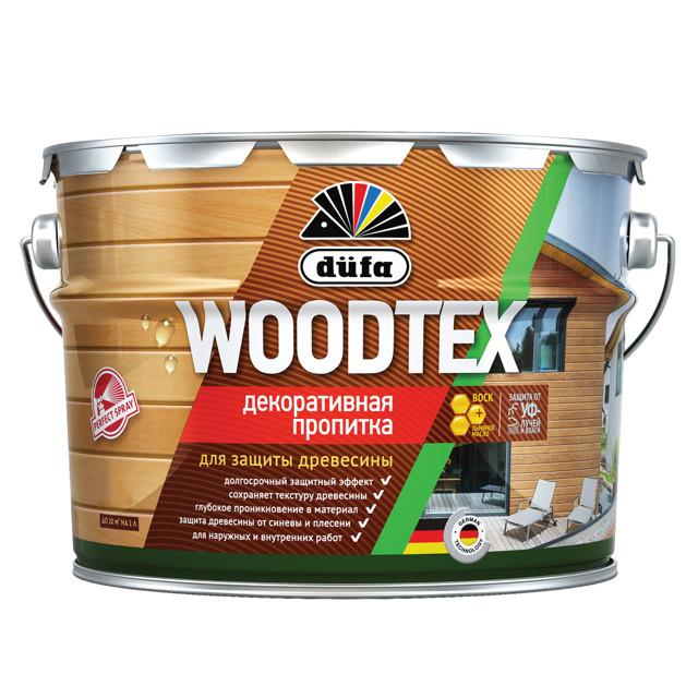 средство деревозащитное DUFA Woodtex 9л белый, арт.МП00-011817