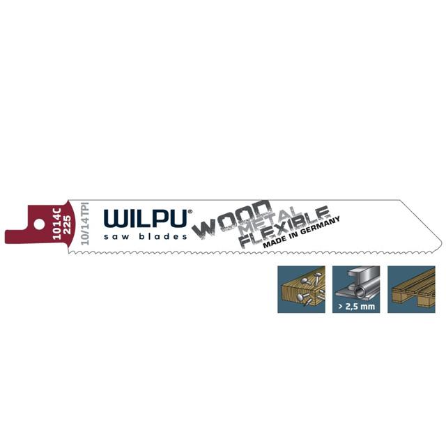 WILPU | полотно для сабельной пилы универсальное WILPU 1014C/225 250мм 1шт