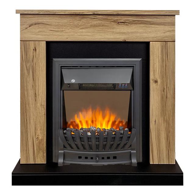 каминокомплект Royal Flame BERGEN STD + Aspen Black дуб галифакс