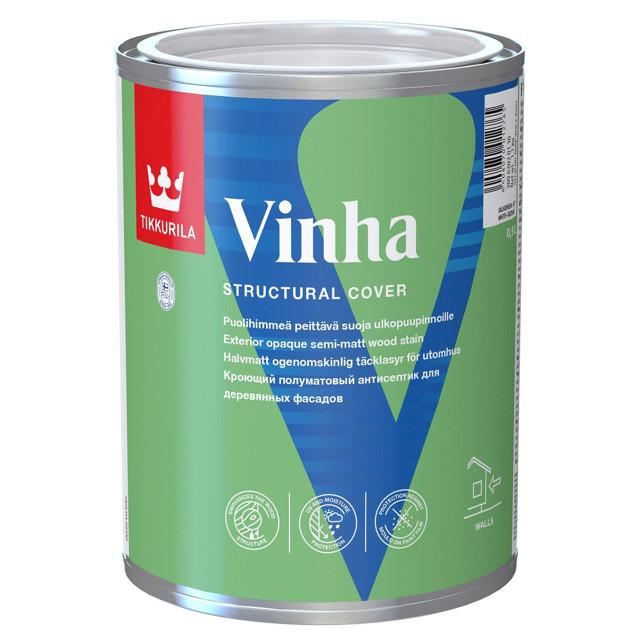 антисептик кроющий TIKKURILA Vinha Classic 0,9л бесцветный, арт.700014056