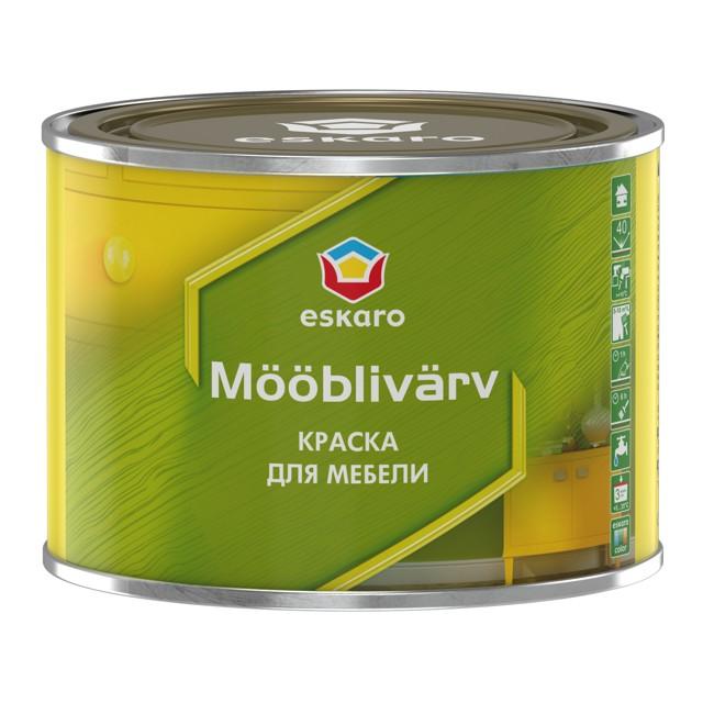 краска для мебели ESKARO Mooblivarv 0,45л бесцветная, арт.ESP073