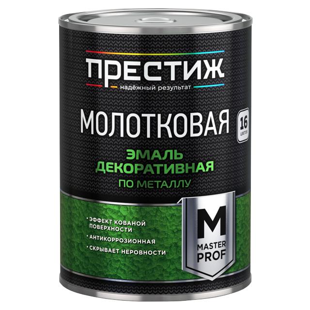 эмаль алкидная ПРЕСТИЖ молотковая 0,4л бронзовая, арт.ЭК000135025