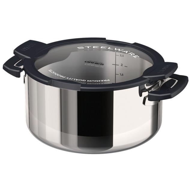 кастрюля VITAX Compact Chef 2,9л 20см нержавеющая сталь, индукция