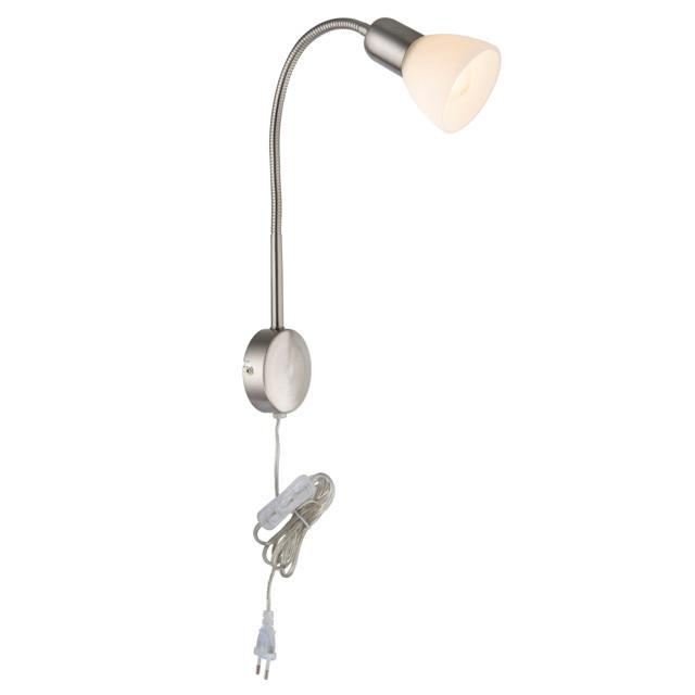 бра ARTE LAMP Falena E14 1х40Вт матовое серебро