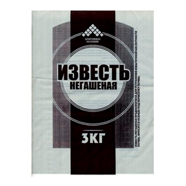 известь садовая негашеная ДК 3кг