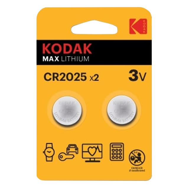 батарейка KODAK CR2025 блистер 2шт