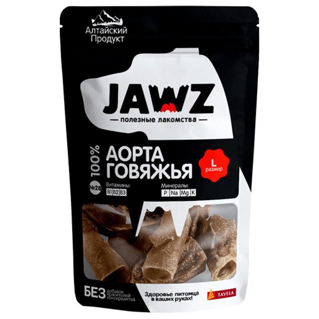 лакомство для собак JAWZ Аорта говяжья N28 50г