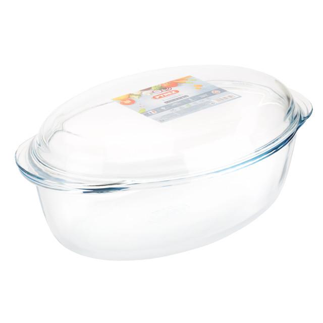 PYREX | утятница PYREX Essentials 4л 33х20х9см с крышкой жаропрочное стекло