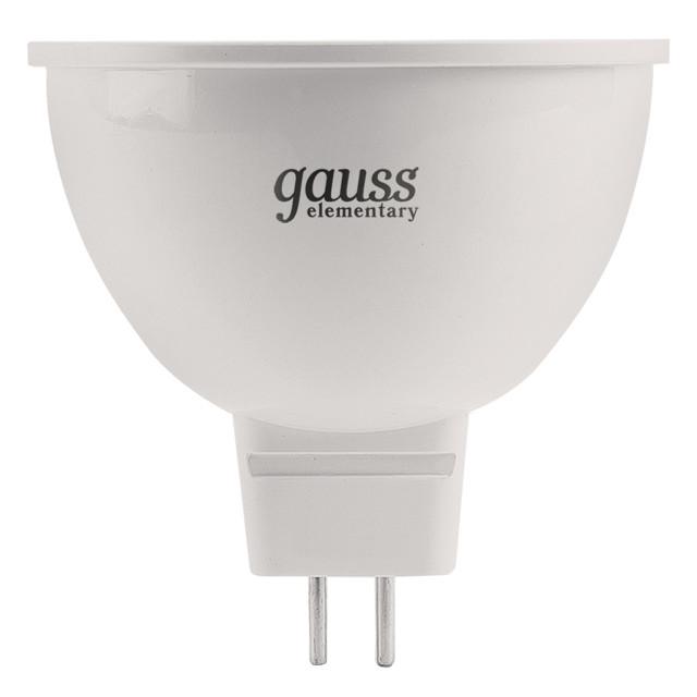 лампа GAUSS Elementary 11Вт GU5.3 LED 850Лм 3000K MR16 спот