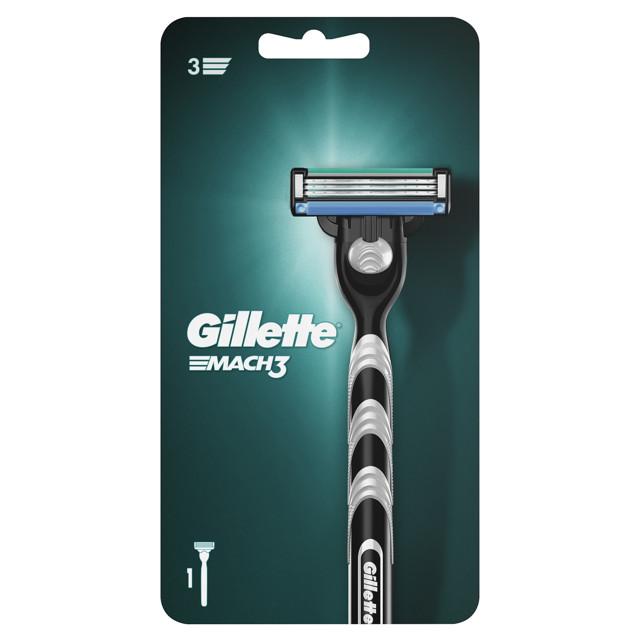 станок для бритья GILLETTE Mach3 + 1 кассета