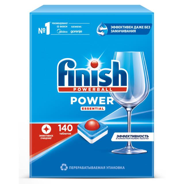 FINISH | таблетки для ПММ FINISH Power Essential 140шт