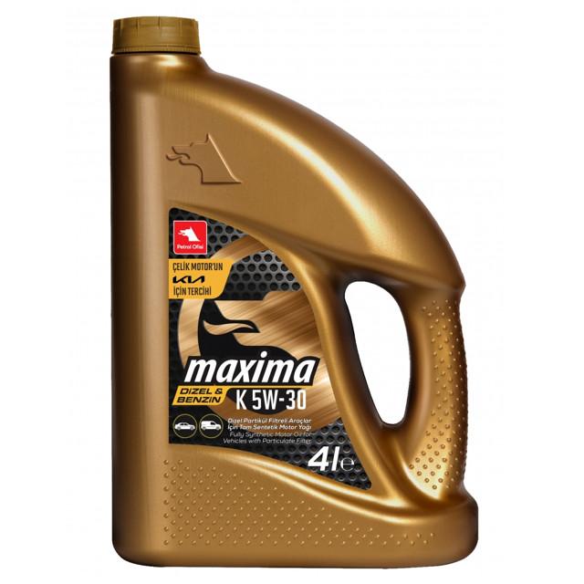 масло моторное PETROL OFISI Maxima K 5W-30 4л