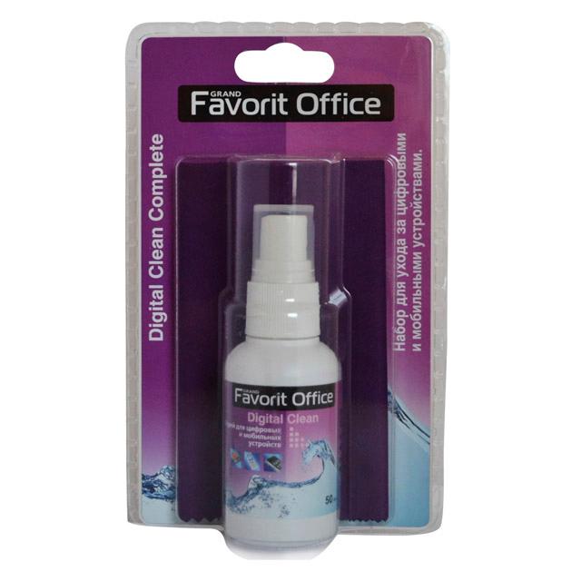 FAVORIT OFFICE | набор для ухода за смартфонами FAVORIT OFFICE Digital Clean Complete спрей 50мл+салфетка