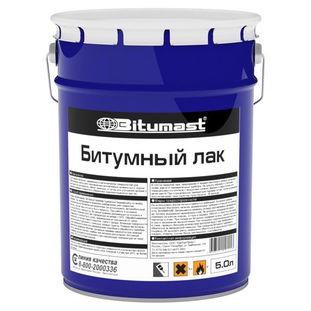 лак BITUMAST битумный 5л, арт.ЭК000125889