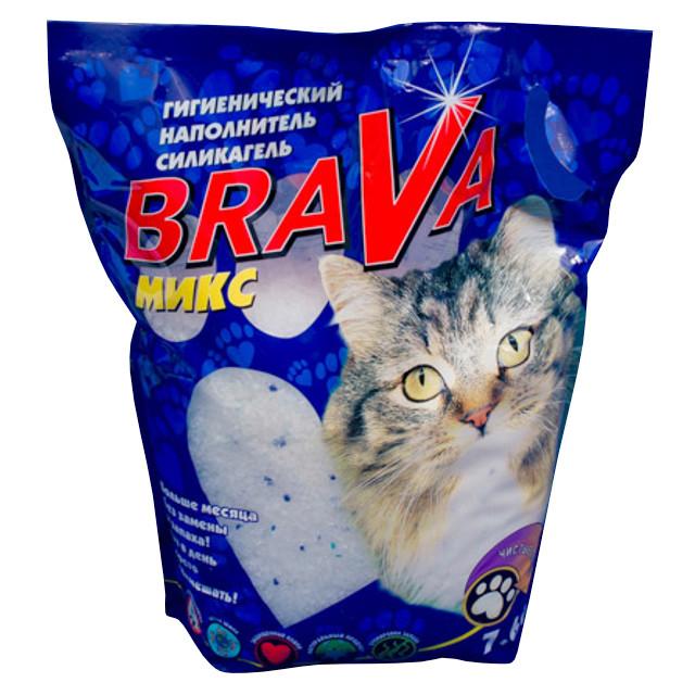 BRAVA | наполнитель BRAVA микс 7,6л силикагелевый