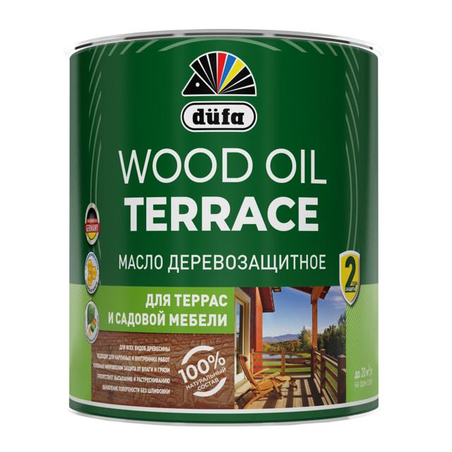 масло деревозащитное DUFA Wood OIL Terraсe 0,8л бесцветное, арт.МП00-011137