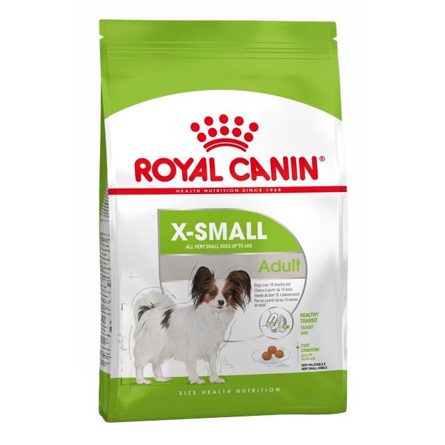 корм для собак ROYAL CANIN X-Small Adult 1,5кг от 10мес. для миниатюрных пород