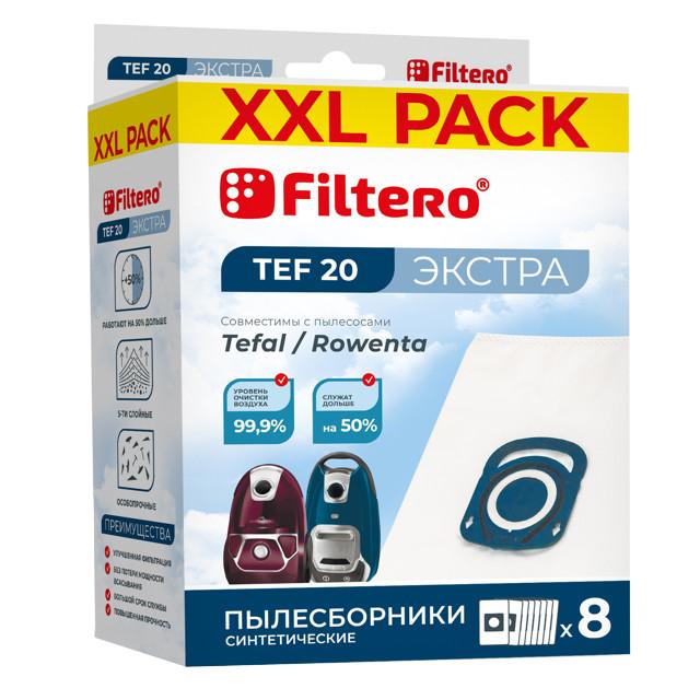 пылесборники FILTERO TEF208XXL Pack Экстра 8шт