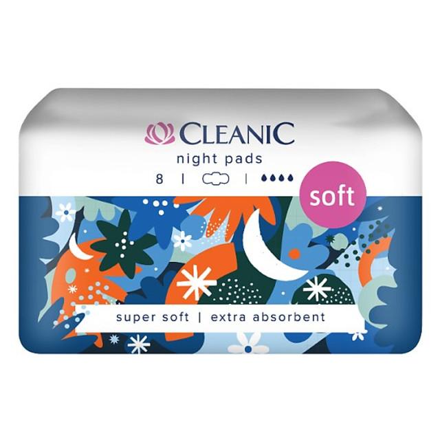 прокладки CLEANIC Soft Ночные 8шт