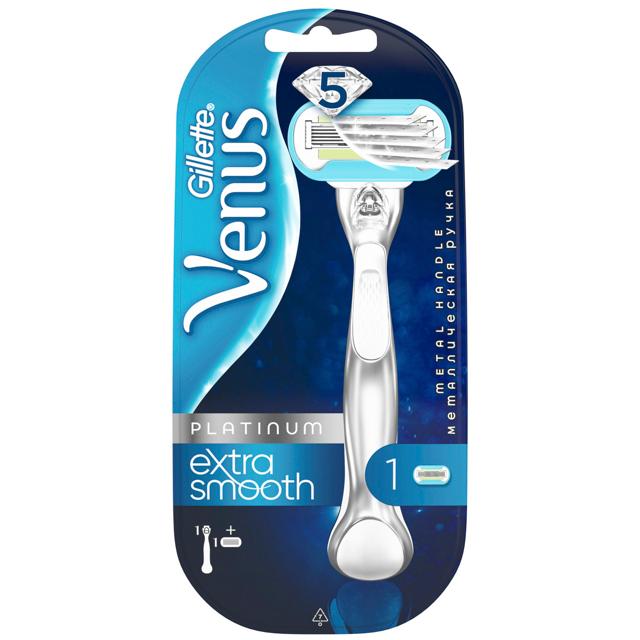 станок для бритья GILLETTE Venus Platinum с 1 кассетой