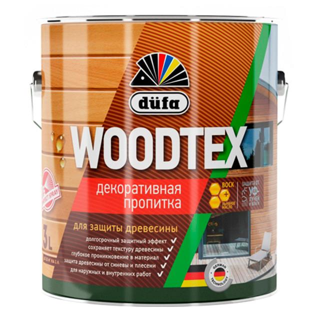 средство деревозащитное DUFA Woodtex 3л дуб, арт.Н0000006079