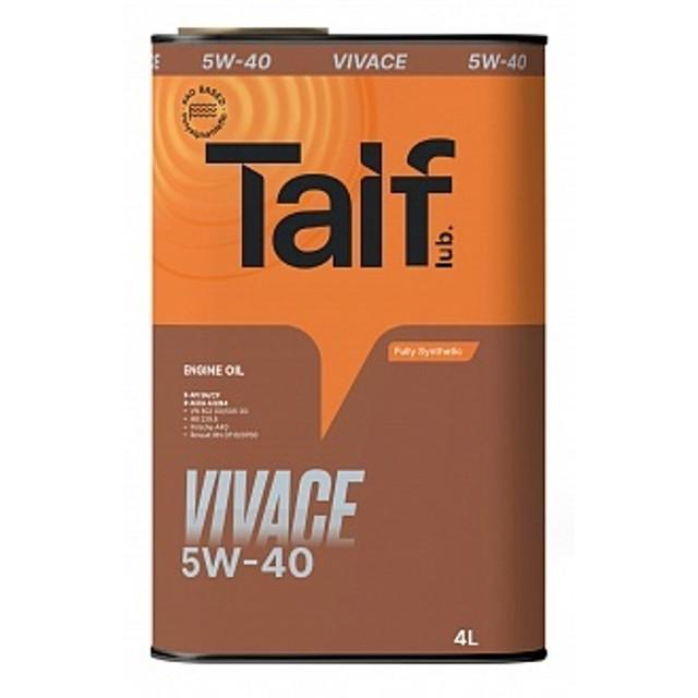 TAIF | масло моторное TAIF Vivace 5W-40 1л