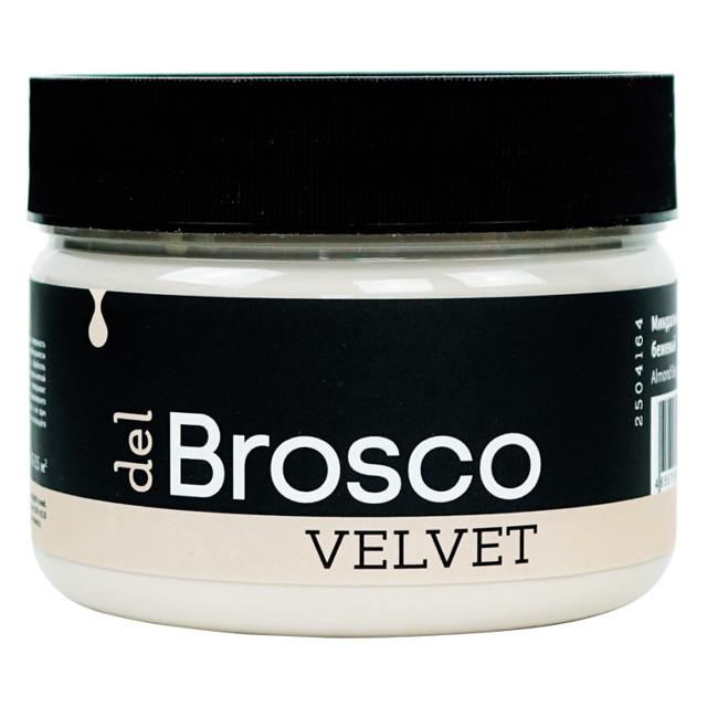 DEL BROSCO | краска акриловая DEL BROSCO Velvet интерьерная 0,25л бежевая, арт.2504164