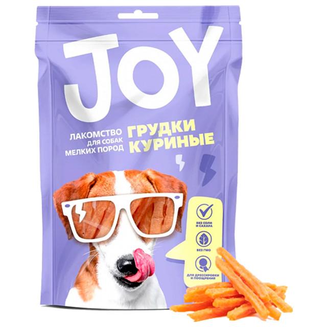 лакомство для собак JOY для мелких пород грудки куриные 60г