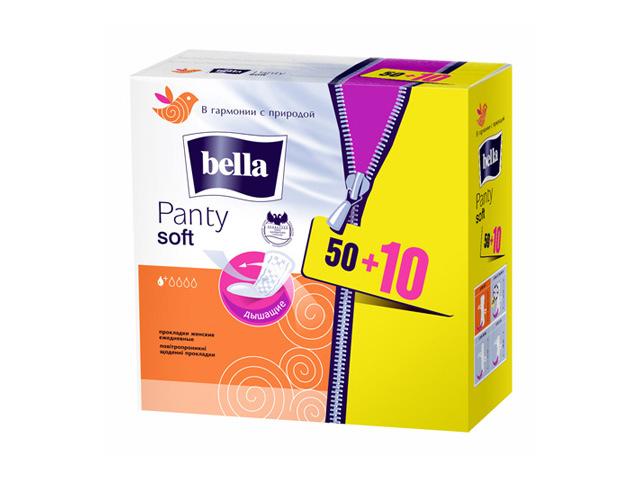 прокладки BELLA Panty Soft ежедневные 60шт