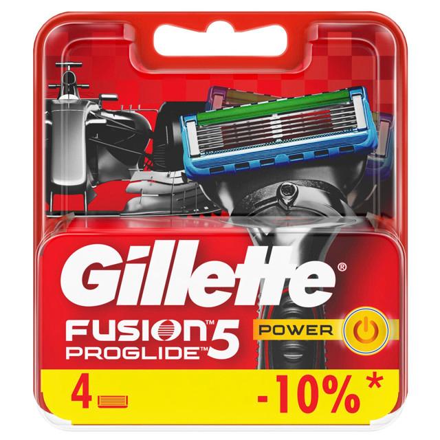 кассеты GILLETTE Fusion ProGlide Power 4шт