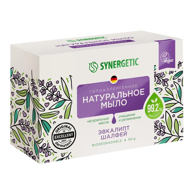 мыло SYNERGETIC Эвкалипт и Шалфей 90г