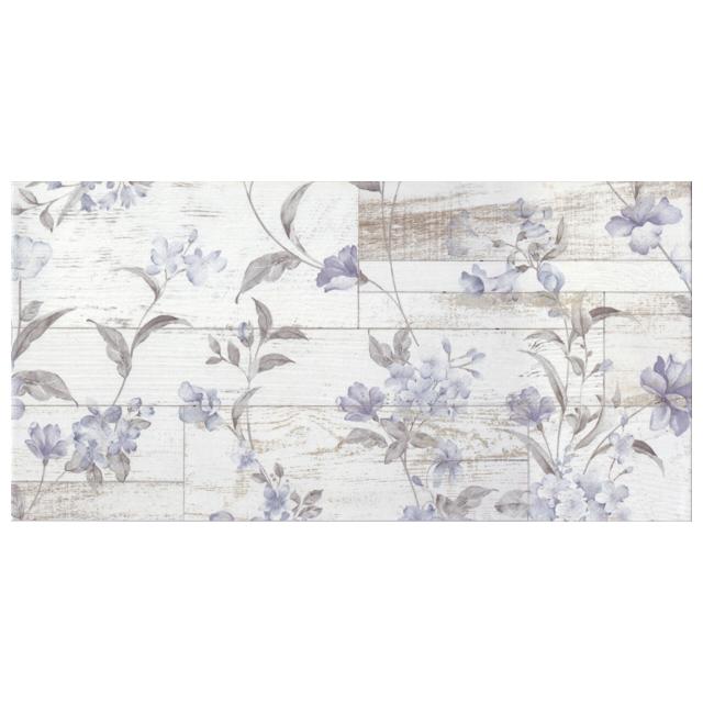 GLOBAL TILE | плитка настенная GLOBAL TILE SAN REMO декор. часть -1 25х50 белая