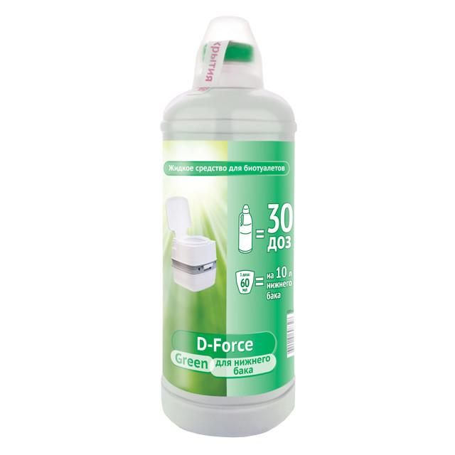 жидкость D-Force Green 1,8л для нижнего бака