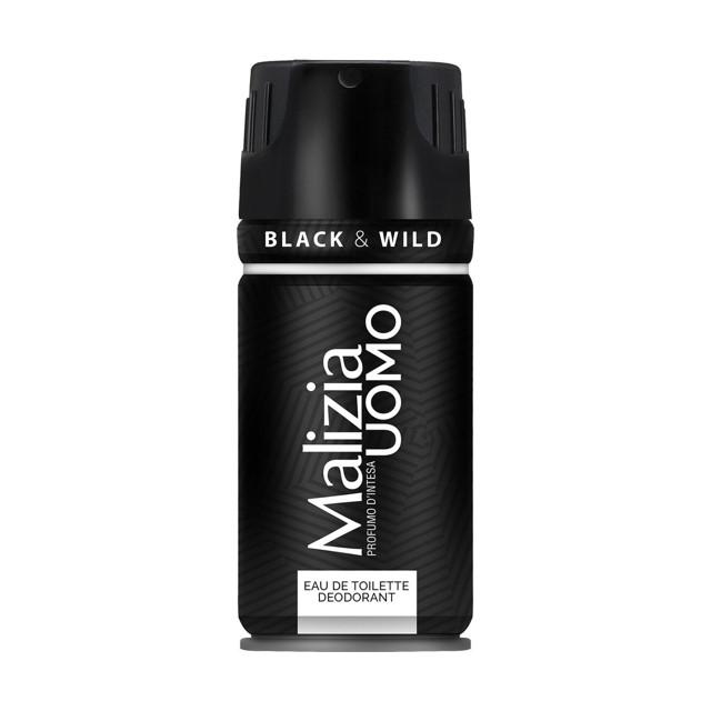 MALIZIA | дезодорант MALIZIA Black&Wild аэрозоль 150мл мужской