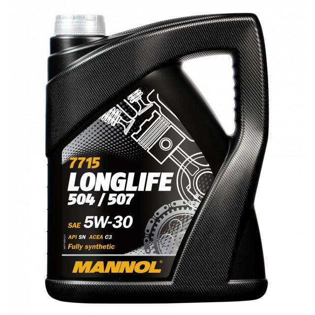 масло моторное MANNOL Longlife 504/507 5W-30 5л